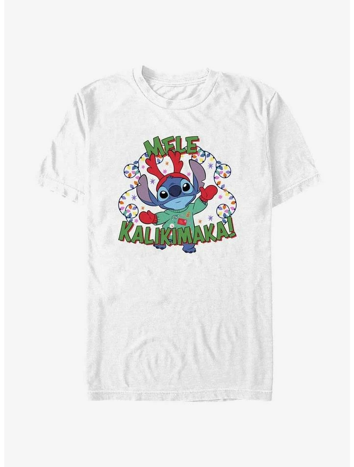 Discount β€οΈ Disney Lilo & Stitch Mele Kalikimaka Merry Christmas in Hawaiian T-Shirt π 1 Discount β€οΈ Disney Lilo & Stitch Mele Kalikimaka Merry Christmas in Hawaiian T-Shirt π