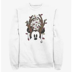 Flash Sale ✔️  Disney Mickey Mouse ❄ Christmas Light Antlers Sweatshirt 🌟