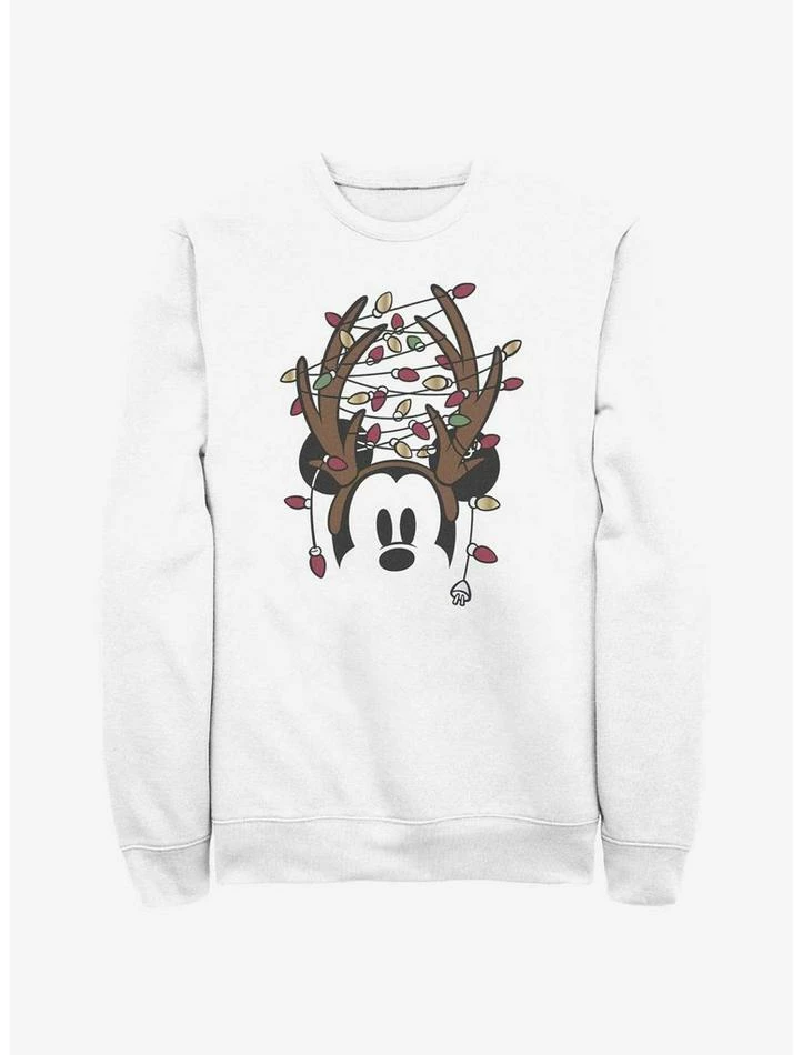 Flash Sale βοΈ Disney Mickey Mouse β Christmas Light Antlers Sweatshirt π 1 Flash Sale βοΈ Disney Mickey Mouse β Christmas Light Antlers Sweatshirt π