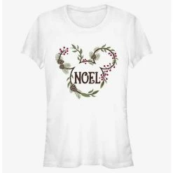 Buy 😍  Disney Mickey Mouse Noel Mistletoe Ears  Girls T-Shirt ⌛
