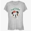 Budget 🤩 Disney Mickey Mouse Snowflakes Santa Mickey 🎁 Girls T-Shirt ✨