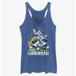Coupon ✨ Disney Mickey Mouse Happy Hanukkah Friends 👍 Girls Tank ⌛