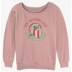 Top 10 🔥 Disney Lady and the Tramp My Wishlist Girls Slouchy Sweatshirt 🧨