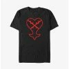 Budget 💯 Disney Kingdom Hearts Heartless Symbol Extra Soft T-Shirt 🧨