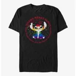 Cheapest 🛒  Disney Lilo & Stitch Ohana Pride Extra Soft T-Shirt 🔥