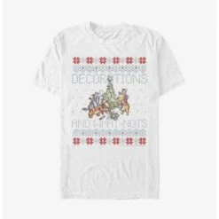 Outlet ⭐  Disney Winnie The Pooh Decorations and What-Nots Ugly  Christmas Extra Soft T-Shirt 😀