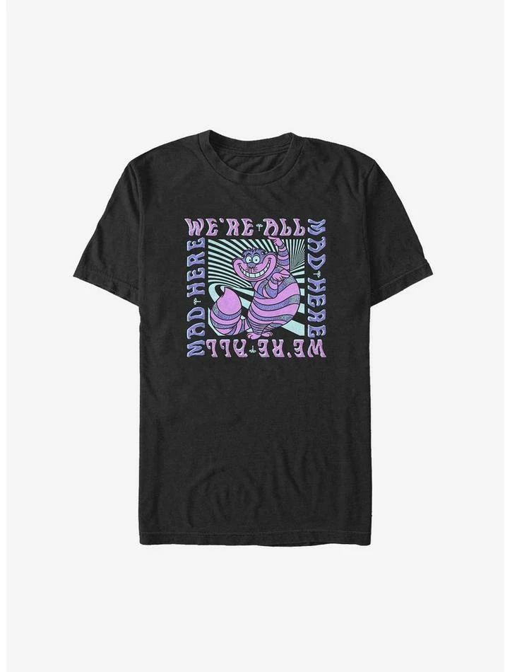 Promo βοΈ Disney Alice In Wonderland Trippy Cheshire We're All Mad Big & Tall T-Shirt π₯ 1 Promo βοΈ Disney Alice In Wonderland Trippy Cheshire We're All Mad Big & Tall T-Shirt π₯