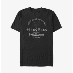 Deals 🧨 Disney Hocus Pocus ⌚ Watch Hocus Pocus and Eat 🧨 Candy Big & Tall T-Shirt ✔️
