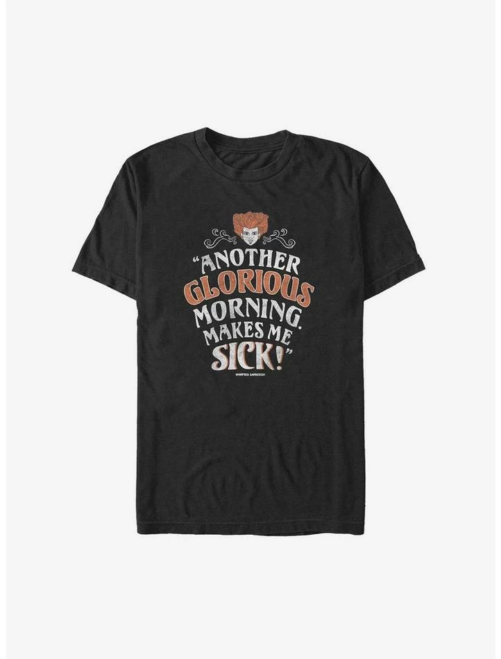 Hot Sale π Disney Hocus Pocus Morning Makes Me Sick Winnie Big & Tall T-Shirt π 1 Hot Sale π Disney Hocus Pocus Morning Makes Me Sick Winnie Big & Tall T-Shirt π