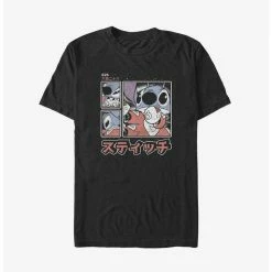Top 10 ✨ Disney Lilo & Stitch Pew Pew Comic In Japanese Big & Tall T-Shirt ✔️