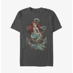 Cheapest ⭐  Disney The Little Mermaid Ariel Anchor T-Shirt ✔️