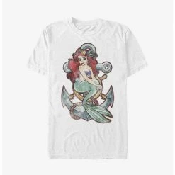 Promo ❤️  Disney The Little Mermaid Ariel Anchor T-Shirt ⌛