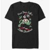Discount ⌛ Disney Goofy Little 🎁 Christmas Black T-Shirt ⌛