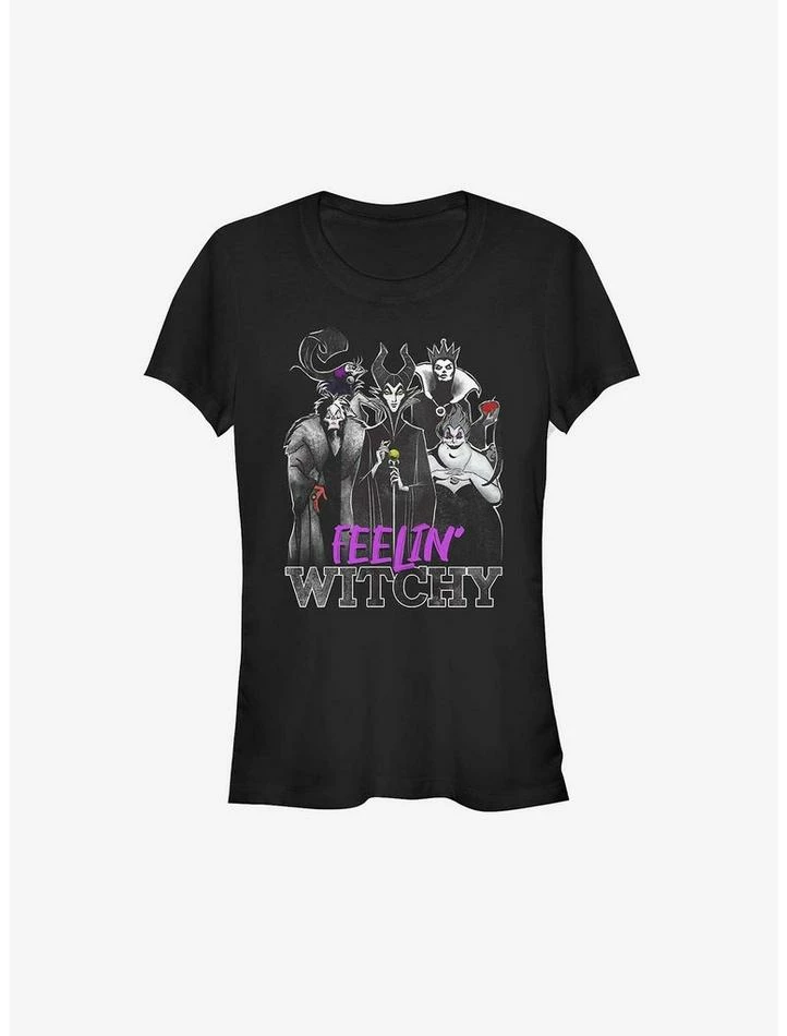 Outlet π Disney Villains Feelin' Witchy Girls T-Shirt π 1 Outlet π Disney Villains Feelin' Witchy Girls T-Shirt π