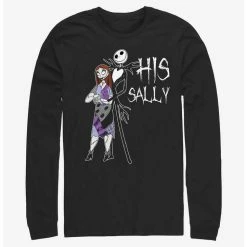 Best reviews of 💯  Disney The Nightmare Before 😀  Christmas His Sally Long-Sleeve T-Shirt ⌛