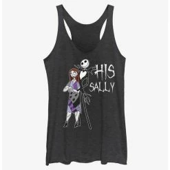Discount ❤️ Disney The Nightmare Before Christmas His Sally Girls Tank Top 😍