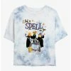 Outlet 🛒 Disney Hocus Pocus A Spell On You Tie-Dye Girls Crop T-Shirt 🔔