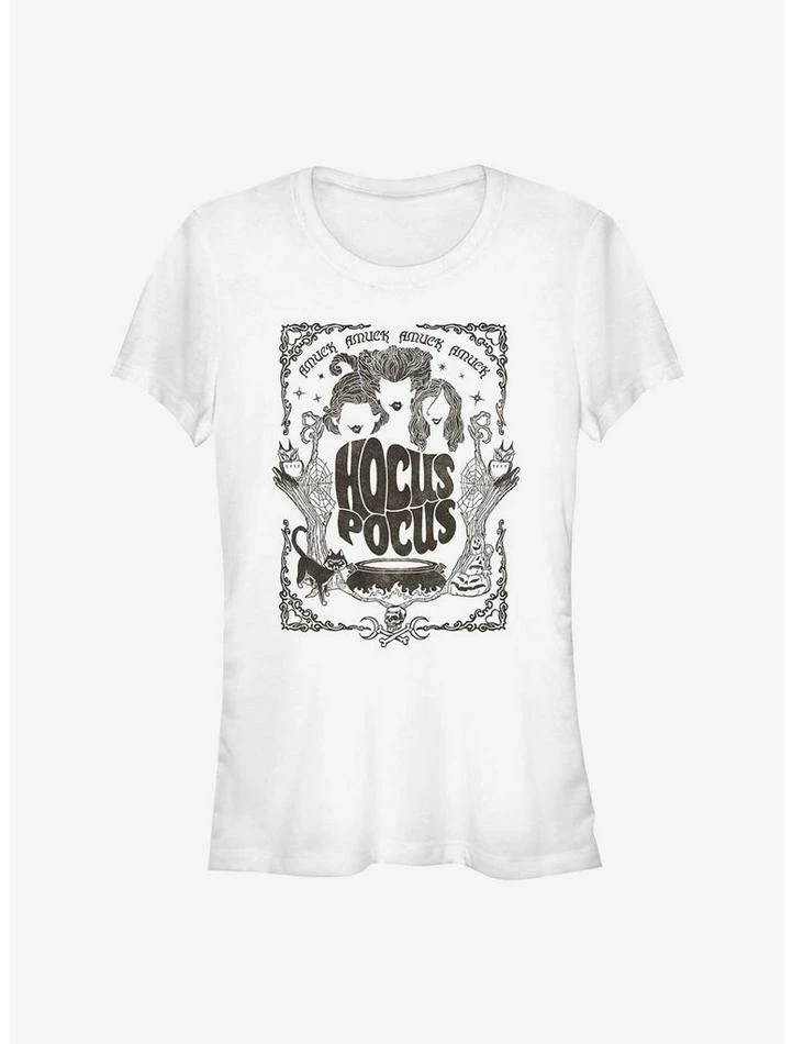 Wholesale ⭐ Disney Hocus Pocus Halloween Poster Girls T-Shirt ✔️ 1 Wholesale ⭐ Disney Hocus Pocus Halloween Poster Girls T-Shirt ✔️