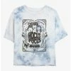 Brand new ✔️ Disney Hocus Pocus Halloween Poster Tie-Dye 🔔 Girls Crop T-Shirt ⭐