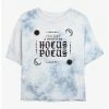 Budget 🔔 Disney Hocus Pocus Sun and Moon Tie-Dye 🎉 Girls Crop T-Shirt ⌛