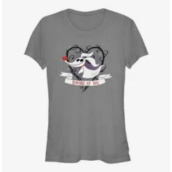 Promo ⭐  Disney The Nightmare Before  Christmas Beware of  Dog Zero  Girls T-Shirt 👍