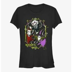 Deals 😀  Disney The Nightmare Before  Christmas Boogie's Boys Lock, Shock, & Barrel ❤️  Girls T-Shirt ⭐