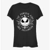 Flash Sale ✨ Disney The Nightmare Before ❤️ Christmas Jack Skellington Pumpkin King Face Girls T-Shirt ✨