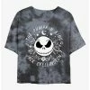 Best reviews of 😍 Disney The Nightmare Before Christmas Jack Skellington Pumpkin King Face Tie-Dye Girls Crop T-Shirt ⭐