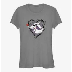 Best Pirce 😉  Disney The Nightmare Before  Christmas Zero Heart ⭐  Girls T-Shirt ❤️
