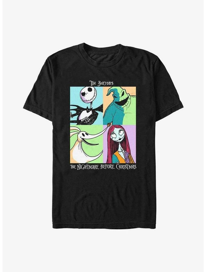 Budget ⌛ Disney The Nightmare Before Christmas Spooky Bunch T-Shirt ❤️ 1 Budget ⌛ Disney The Nightmare Before Christmas Spooky Bunch T-Shirt ❤️