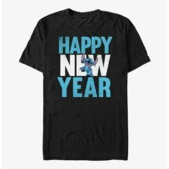Discount 🥰  Disney Lilo & Stitch Happy New Year T-Shirt 🎁