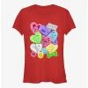 Outlet 🛒 Disney Mickey Mouse Candy Hearts 🤩 Girls T-Shirt ⌛