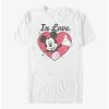 New ⌛ Disney Mickey Mouse Mickey In Love T-Shirt 🛒