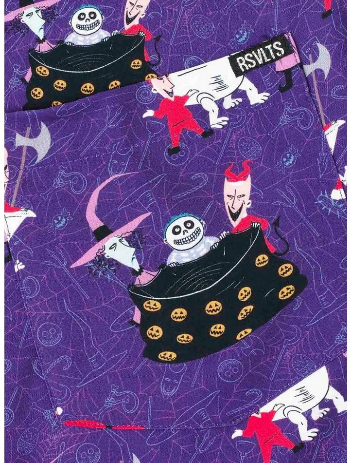 Promo π RSVLTS Disney Nightmare Before Christmas "Get Sandy Claws" KUNUFLEX Short Sleeve Shirt 𧨠3 Promo π RSVLTS Disney Nightmare Before Christmas "Get Sandy Claws" KUNUFLEX Short Sleeve Shirt 𧨠- Image 3