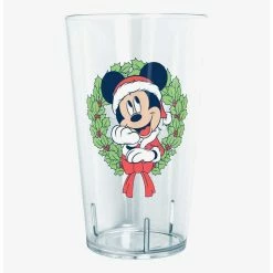 Best Pirce ✔️ Disney Mickey Mouse Santa Mickey 😍 Christmas Wreath Tritan Cup ✔️