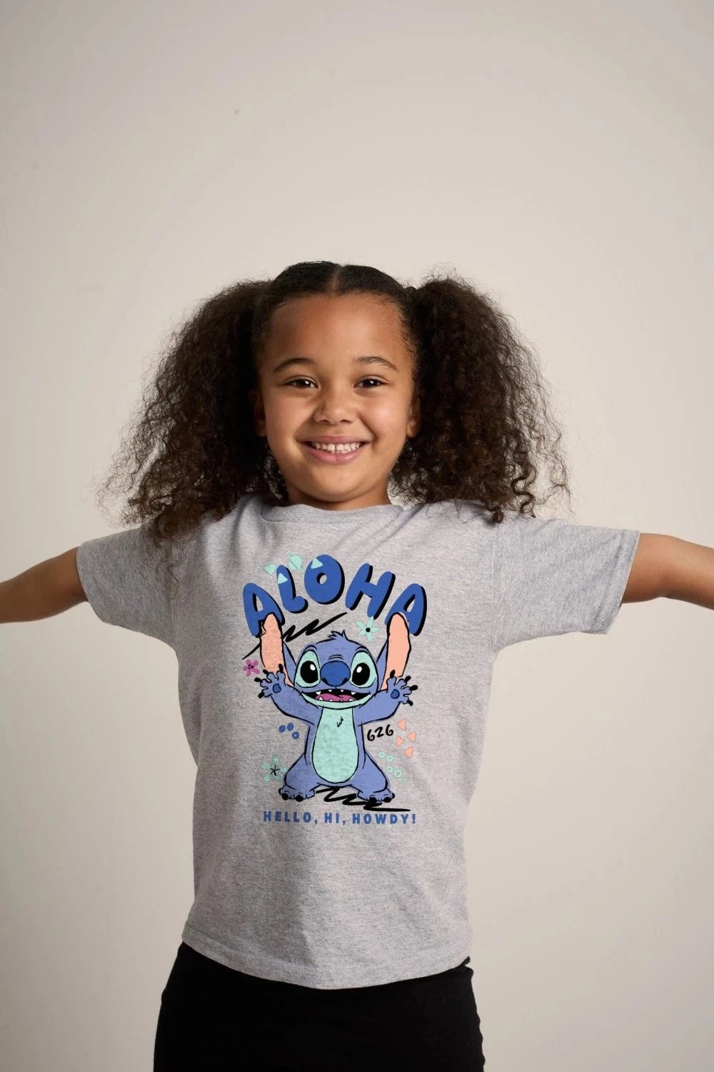 Dressup Outfits Shop -Dressup Outfits Shop disney stitch girls grey t shirt